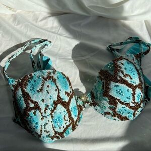 Marciano crystal and beaded bra sz 36C